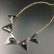 Колье "Треугольники"