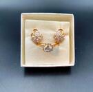 Комплект-ювелирный "Полный блеск"  (серьги, кольцо)